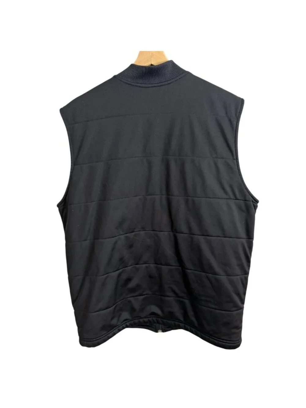 Vintage Y2K Adidas Sportswear Streetwear Trefoil Vest Black M Quilted